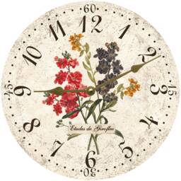 Oversized Flower Clock - Large Clock - thumbnail 2