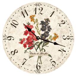 Oversized Flower Clock - Large Clock
