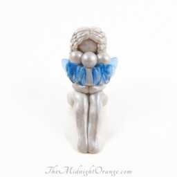 Triplet Baby Angel Keepsake Child Loss Memorial Sculpture By The Midnight Orange - thumbnail 3
