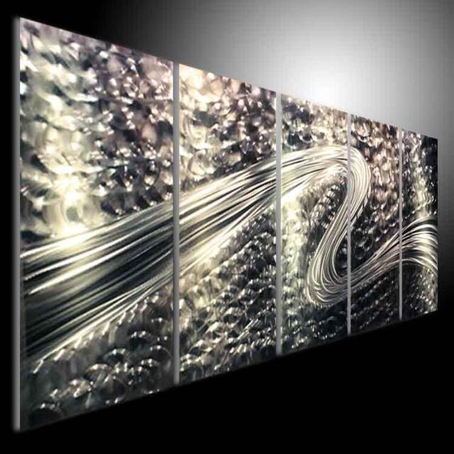 Handmade Metal Wall Art Modern 3D Abstract Sculpture - image 1