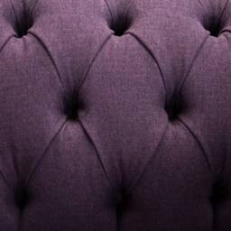 Handmade Purple Herringbone Wool Chesterfield Single Armchair - thumbnail 4