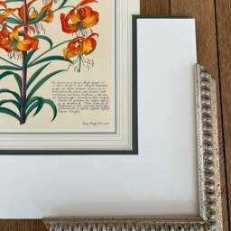 Distressed Bobbin Beaded Picture Frame, Black, Gold, Or Silver, Custom Made - thumbnail 3