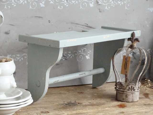 Primitive Blue Wood Corbel Shelf With Towel Bar Rustic Farmhouse Bathroom Or Kitchen Wall Display
