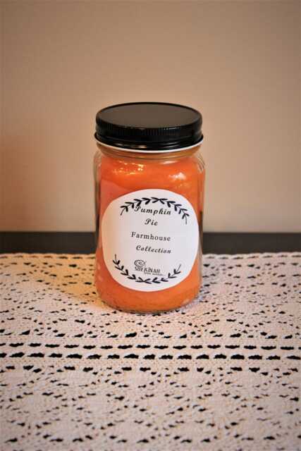 Farmhouse Maple Mason Jar 16 Oz Candle Shekinah Candles - image 1