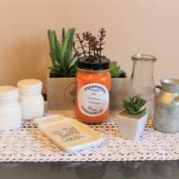 Farmhouse Maple Mason Jar 16 Oz Candle Shekinah Candles - thumbnail 2