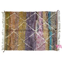 Yakiti - 5X8Ft Moroccan Rug, Beni Ourain Area Modern Wool Living Room Beniourain Handmade Soft Carpet, 150 cm X 254 - thumbnail 3