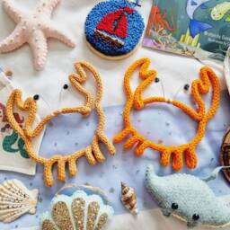 Under The Sea L Crab Octopus Whale Fish Decor Theme Wall Hanging Nursery Kids Room - thumbnail 3