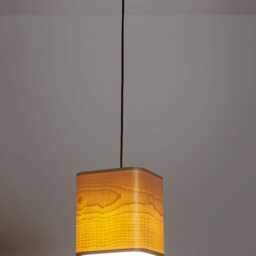 Three Cubes Lampshade, Made Of Maple Wood Veneer, Dine Light, Kitchen Island Light Fixture, Customized Order For Sara - thumbnail 2