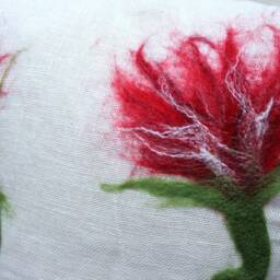 "Cuscino Decorativo ""Fiori Di Ciliegia" - thumbnail 4