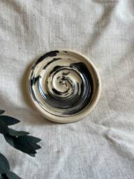 The Makers' Mark Soap Dish, Ceramic Bathroom Tray, Handmade Kitchen Pottery, Household Holder, Thrown Holder