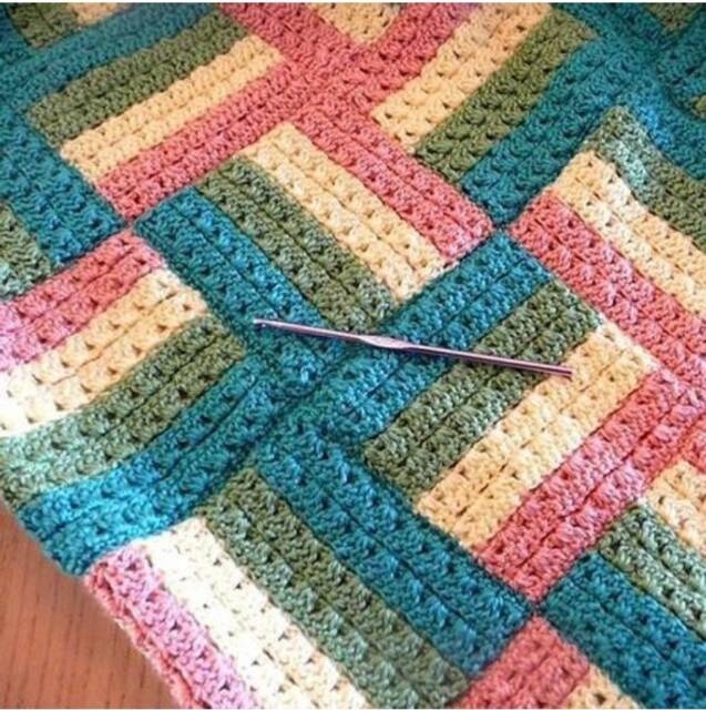 Granny Square Blanket Crochet Pattern - PDF Pattern