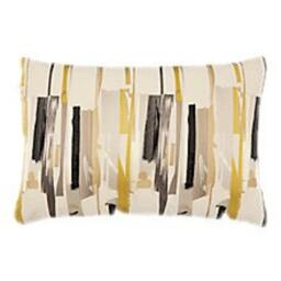 Harlequin Zeal Charcoal Neutral Mustard & Onyx Designer Cushion Cover 60cms X 40cms Stunning - thumbnail 2