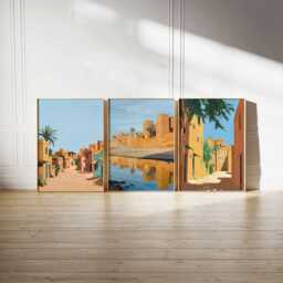 Set Of 3 Mali Posters, Wall Art, Prints, Travel Poster Set, African Decor, Art Home Decor Gift Idea - thumbnail 2