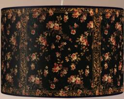 Vintage Floral Lampshade, Retro Style Floor Lamp