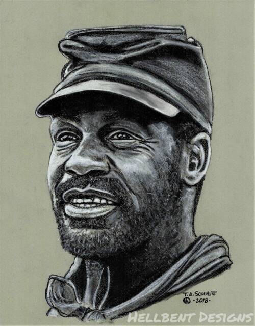 Original Art Print - Joshua Deets, Lonesome Dove, Danny Glover, T.a. Schmitt, Artist