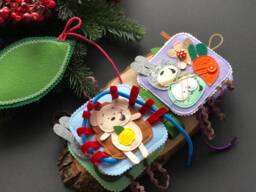 Baby Activity Book From 6 Month To 2 Years, Educational Felt Book, Felt Busy Book, Baby Quiet - thumbnail 1