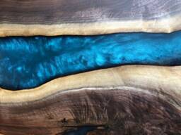 Medium Wood & Resin Custom Art Piece