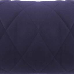 Quilted Blue Pillowcase Long Round Cylindrical Cushion Cover For Yoga , Leg Rest , Meditation Or For Massage Cotton Solid 10 - thumbnail 2