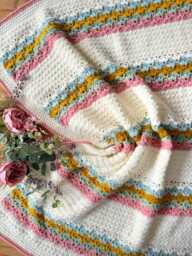 Little Lotus Blanket PDF Crochet Pattern, Instant Download, Pattern - thumbnail 1