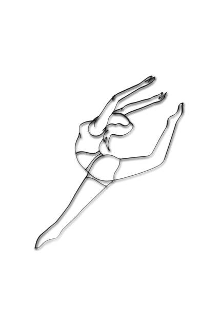 Dancer/Gymnast Metal Wall Art D??cor & Sculpture - image 1