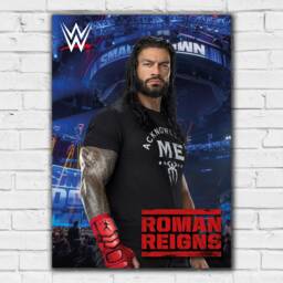 Wwe Print - Roman Reigns Crowd Poster Wrestling Wall Art - thumbnail 2