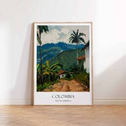 Colombia Poster, Home Decor, Travel Art, South American Wall America Gift, Poster - thumbnail 3