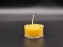 Pure Beeswax Tealights, 6 Pack Tealights, Candles, Romantic Candle Set, Table Candles, Dinner Gift - thumbnail 1