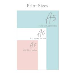 Floral Giraffe Watercolor Print - in Glasses Wall Art - thumbnail 2