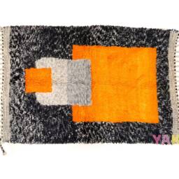 Yakiti - 5X7Ft Moroccan Rug, Beni Ourain Area Modern Wool Living Room Beniourain Handmade Soft Carpet, 156 cm X 220 - thumbnail 3
