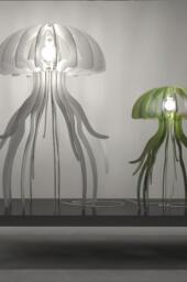 Jellyfish Chrysaora Lamp Template - Pendant Light Fixture Design For Laser & Cnc Cutting, Wood - thumbnail 2