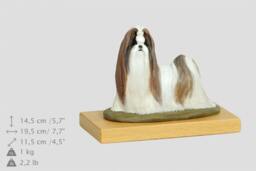 Shih Tzu, Dog Woodenbase Statue, Painted, Limited Edition, Make Your Own Artdog - thumbnail 1