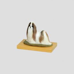 Shih Tzu, Dog Woodenbase Statue, Painted, Limited Edition, Make Your Own Artdog - thumbnail 2