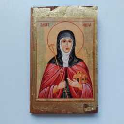 Saint Hilda Of Whitby Wood Art - thumbnail 2