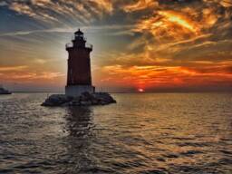 East End Lighthouse, Lewes, De Canvas Photograph Ready To Hang - thumbnail 1