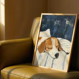 Beagle Art Print - Poster, Print, Wall Art, Painting, Gift For Dog Lovers, Peaceful Decor Home - thumbnail 2