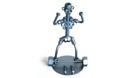 Custom Weightlifter Powerlifter, Bodybuilder Gift Nuts & Bolts Metal Sculpture Male, Personalized Gifts For Him - thumbnail 1