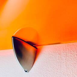 Orange Perspex Acrylic Shelves For Interiors - Wall Clamps Included Custom Sizes Available 10mm Thick Hand Polished To A High Sheen. U.K - thumbnail 3