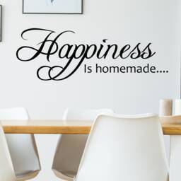 Happiness Is Homemade... Wall Sticker Decal Words Vinyl Kitchen Quote - thumbnail 3