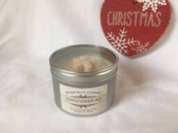 Gingerbread Fragranced Soy Wax Candle Tin - thumbnail 1