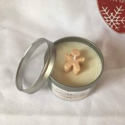 Gingerbread Fragranced Soy Wax Candle Tin - thumbnail 2