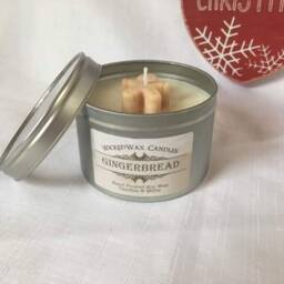 Gingerbread Fragranced Soy Wax Candle Tin - thumbnail 3