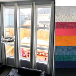 Extra Long Velvet Curtain 8-24 Ft - 1 Panel Custom Made , 2 Story Heigh Ceiling, Drape Ikiriska, Beige White, Black, Grey Custom - thumbnail 3