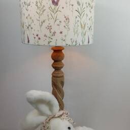 Floral Drum Lampshade Girls Nursery Bedroom - thumbnail 4