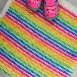 Sassy Stripes Baby Blanket Knit Blanket Pattern, PDF Download - thumbnail 2