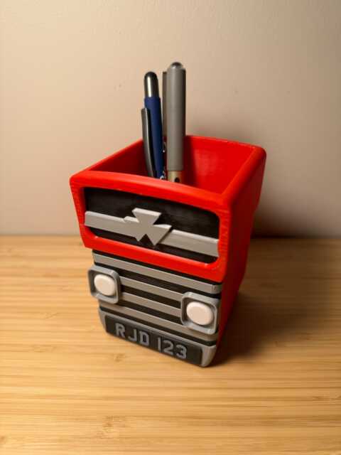 Massey Ferguson Mf135 Mf165 Inspired Desk Tidy Tractor Gift - image 1