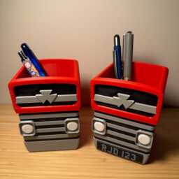 Massey Ferguson Mf135 Mf165 Inspired Desk Tidy Tractor Gift - thumbnail 3
