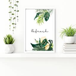 Spa Bathroom Art, Botanical Bathroom, Plant Print Set Of 3, Bohemian Decor, Relaxation Gifts, Wall New Home Gift From Friend - thumbnail 3