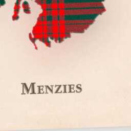 Clan Menzies Green Scottish Tartan Map - Of Scotland Family Wall Decor, Ready To Hang - thumbnail 4