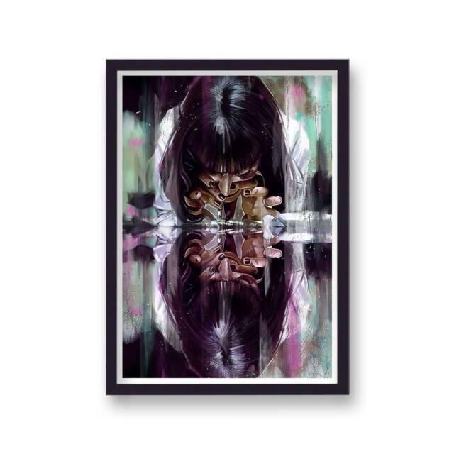 Pulp Fiction Mia Wallace Snorts Vincents H Alternative Movie Postert