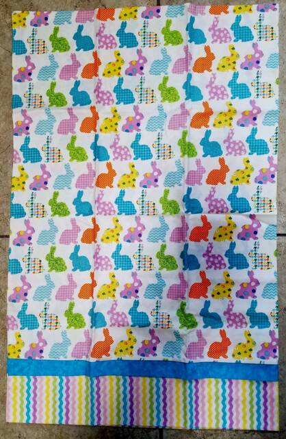Colorful Bunnies 3-Dafric Pillowcases Standard Size